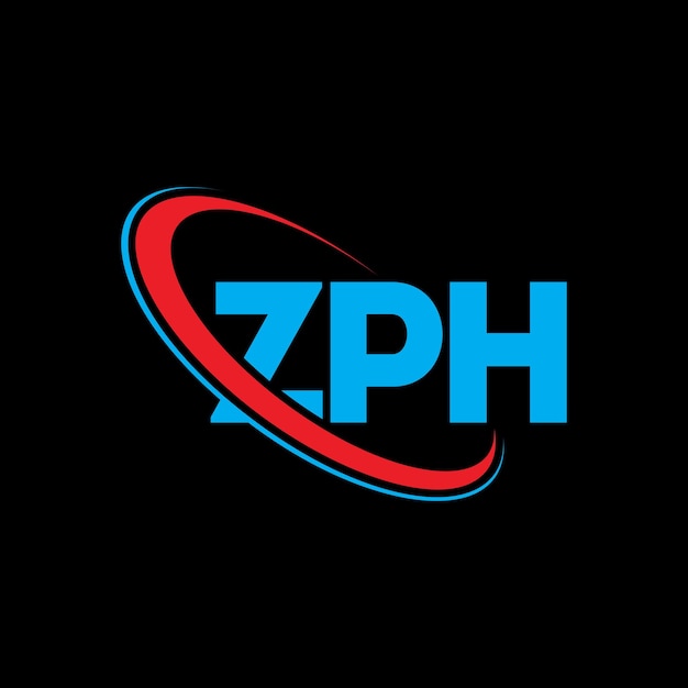 Logotipo ZPH ZPH letra ZPH letra diseño de logotipo Iniciales Logotipo ZPh vinculado con círculo y mayúscula Monograma logotipo ZPH tipografía para negocios tecnológicos y marca inmobiliaria