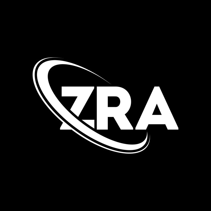Vector logotipo zra zra letra zra letra diseño de logotipo iniciales logotipo zra vinculado con círculo y mayúscula logotipo monograma zra tipografía para negocios de tecnología y marca inmobiliaria