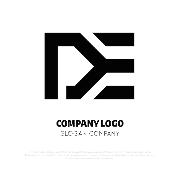 El logotipo de DE