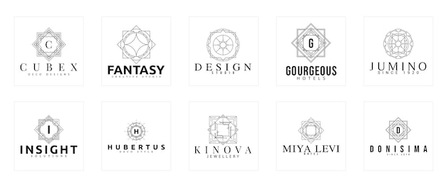 Logotipos Art Déco EPS