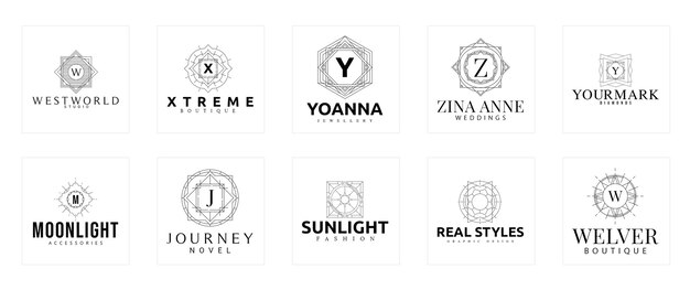 Logotipos Art Déco EPS