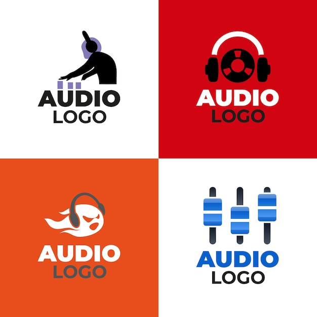 Vector logotipos de audio