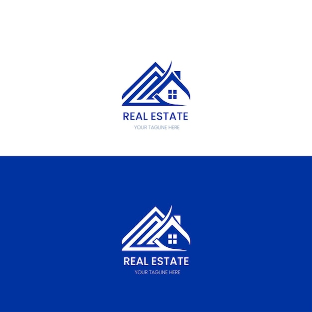 Logotipos de casa con forma abstracta