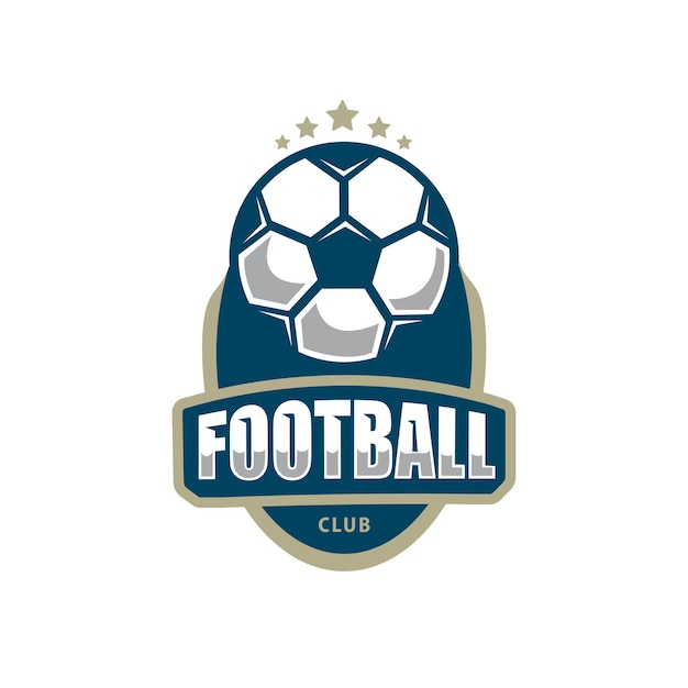 Logotipos de club de fútbol de vector de estilo moderno