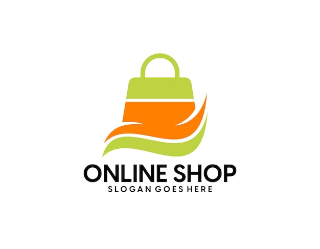 Logotipos de comercio electrónico degradados