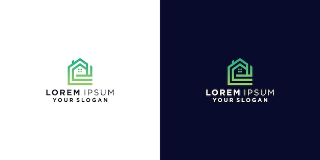 logotipos creativos de casas y edificios.