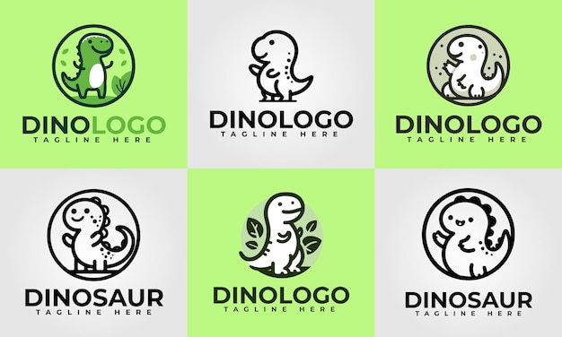 Los logotipos de los dinosaurios