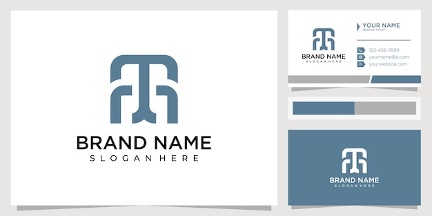Logotipos de diseño financiero para empresas y agencias y tarjetas de marca.