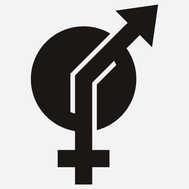 Logotipos de género masculino y femenino.