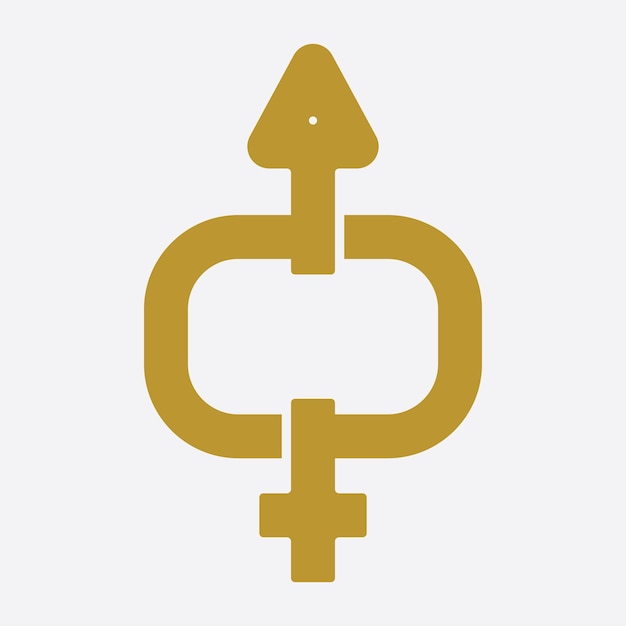 Logotipos de género masculino y femenino.