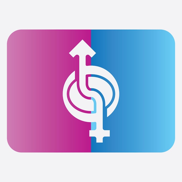 Logotipos de género masculino y femenino.
