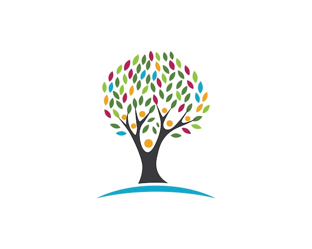 Logotipos de hoja verde ecología naturaleza elemento vector icono