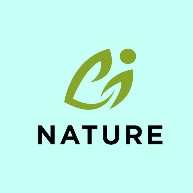 Logotipos de hoja verde ecología naturaleza elemento vector icono