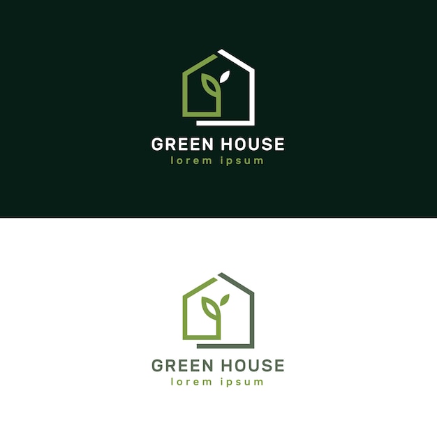 Logotipos inmobiliarios de lujo y elegantes.