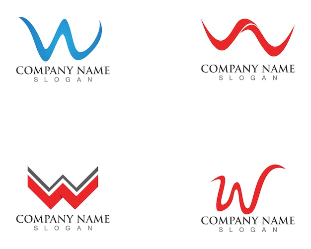 Logotipos de la letra W