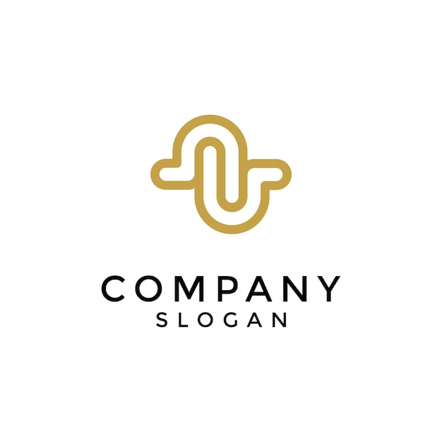 logotipos de letras A y U combinados en posiciones opuestas