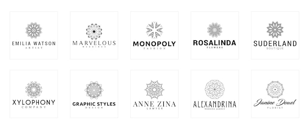 Logotipos de lujo EPS