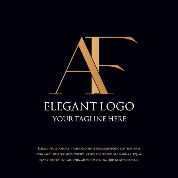 Logotipos MONOGRAMA ELEGANTE