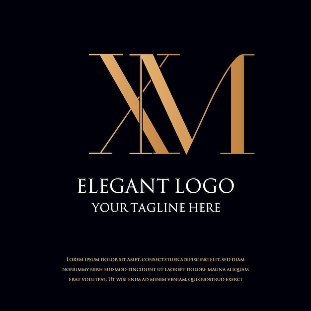 Logotipos MONOGRAMA ELEGANTE