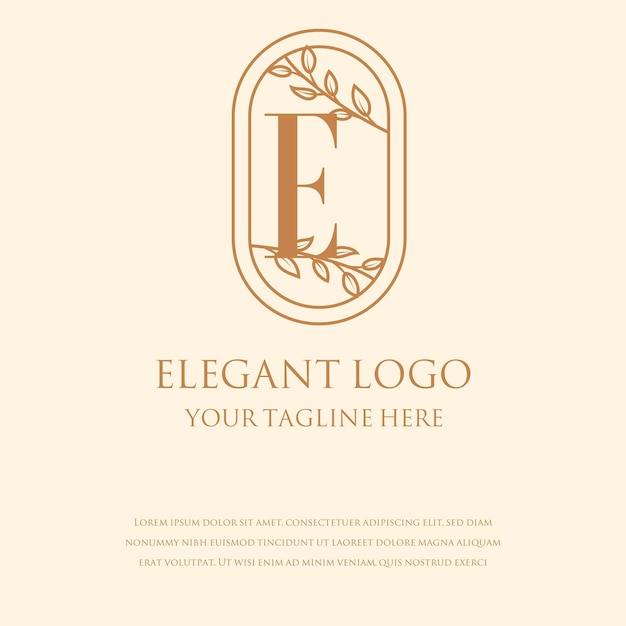 Logotipos MONOGRAMA ELEGANTE