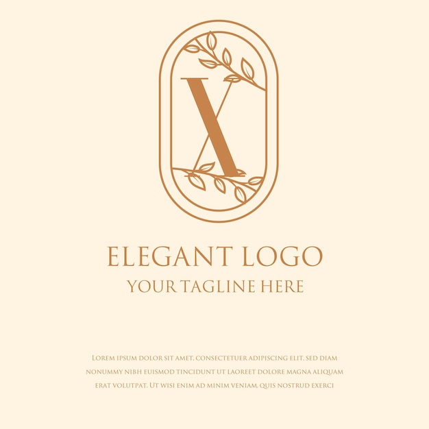 Logotipos MONOGRAMA ELEGANTE
