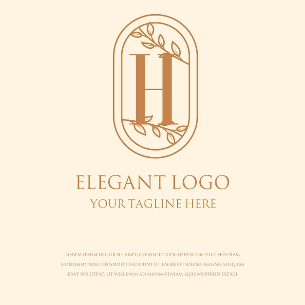 Logotipos MONOGRAMA ELEGANTE