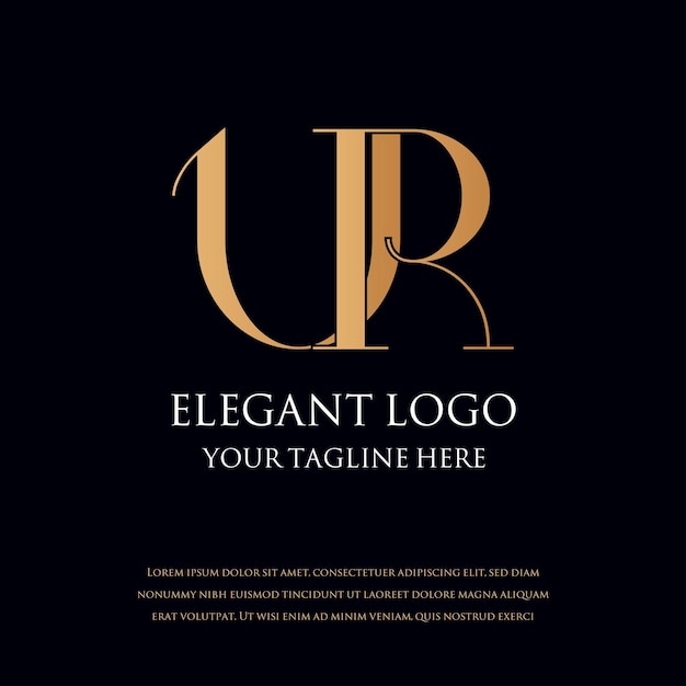 Logotipos MONOGRAMA ELEGANTE