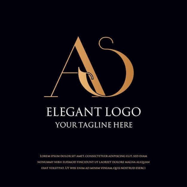 Logotipos MONOGRAMA ELEGANTE