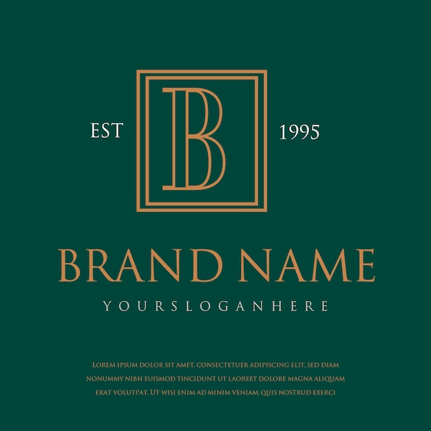 Logotipos MONOGRAMA ELEGANTE