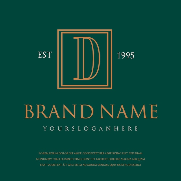 Logotipos MONOGRAMA ELEGANTE