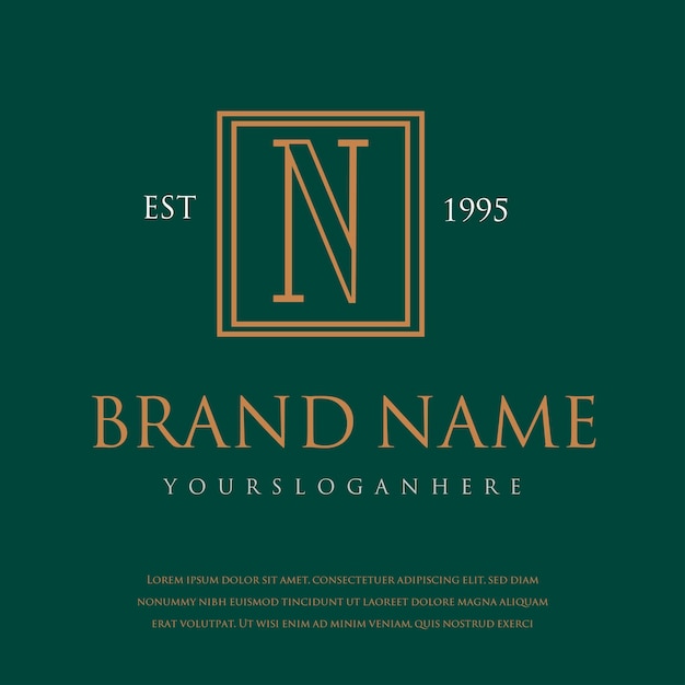 Logotipos MONOGRAMA ELEGANTE