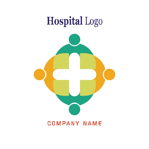 logotipos de servicios de salud como hospitales, clínicas y más