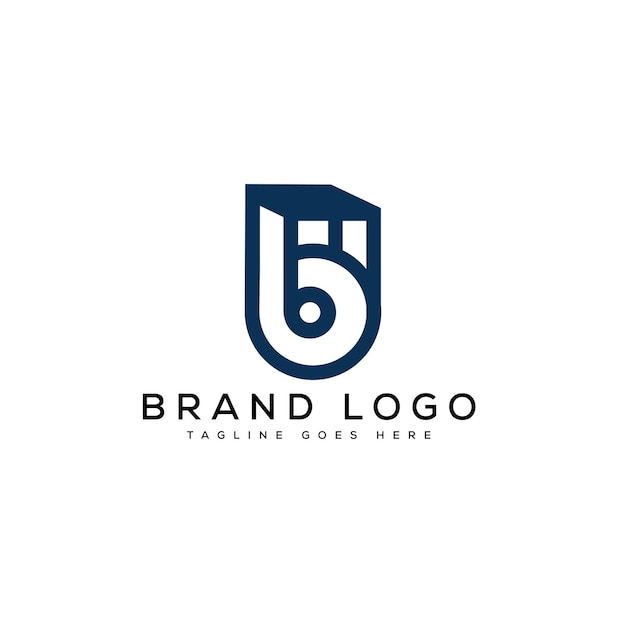 Logotipos vectoriales creativos con la letra B