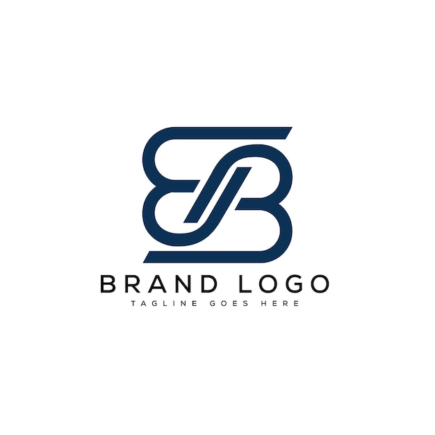 Logotipos vectoriales creativos con la letra BB