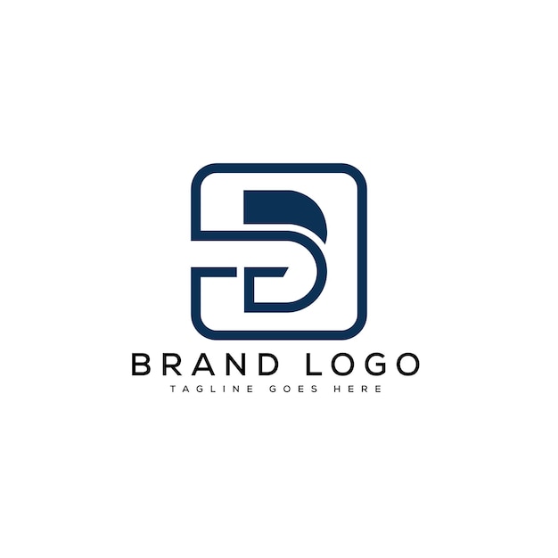 Logotipos vectoriales creativos con la letra BG