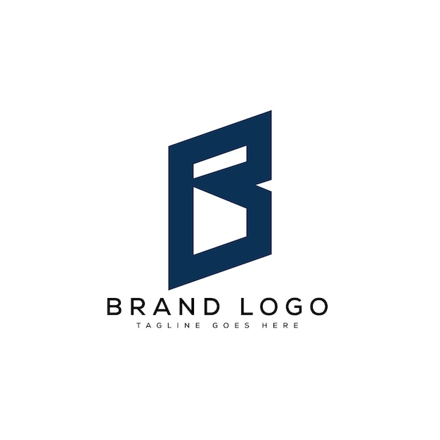 Logotipos vectoriales creativos con la letra BI