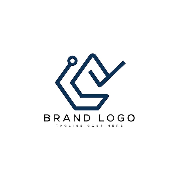 Logotipos vectoriales creativos con la letra C