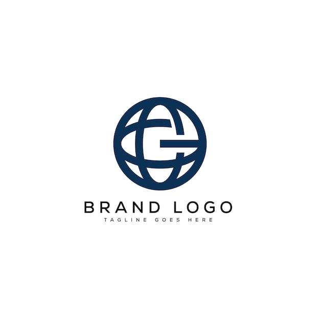 Logotipos vectoriales creativos con la letra CG