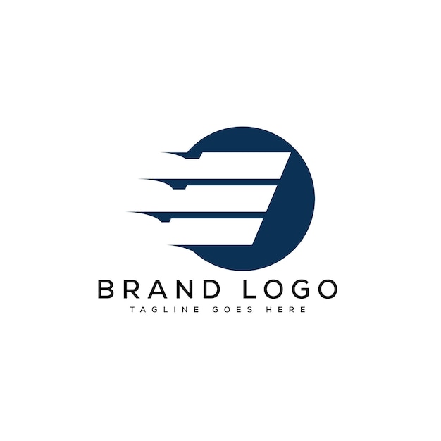 Logotipos vectoriales creativos con la letra E
