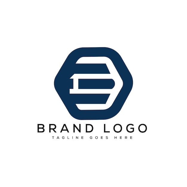 Logotipos vectoriales creativos con la letra E