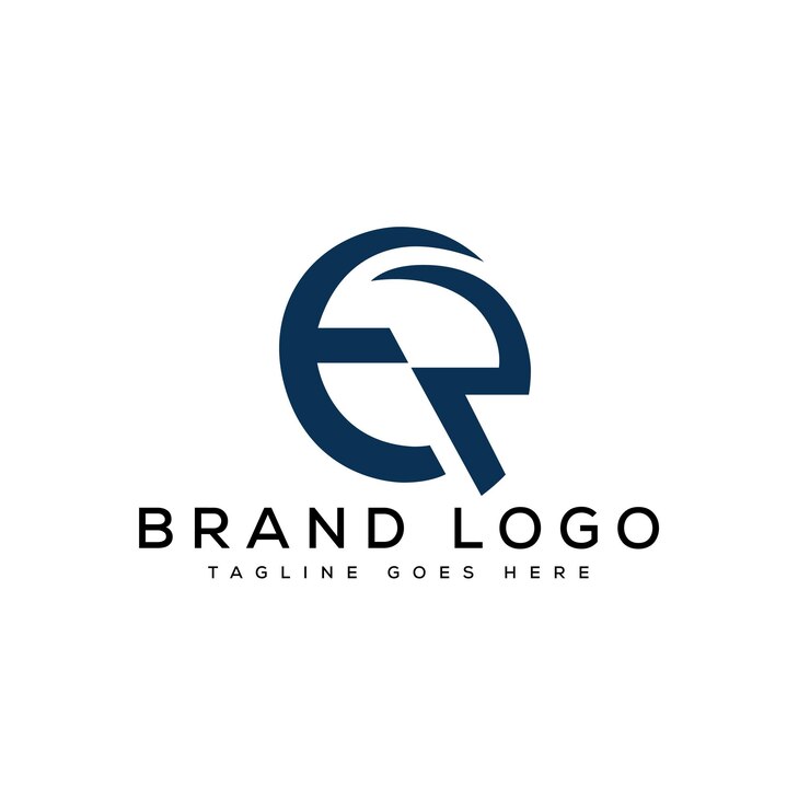 Vector logotipos vectoriales creativos con la letra er