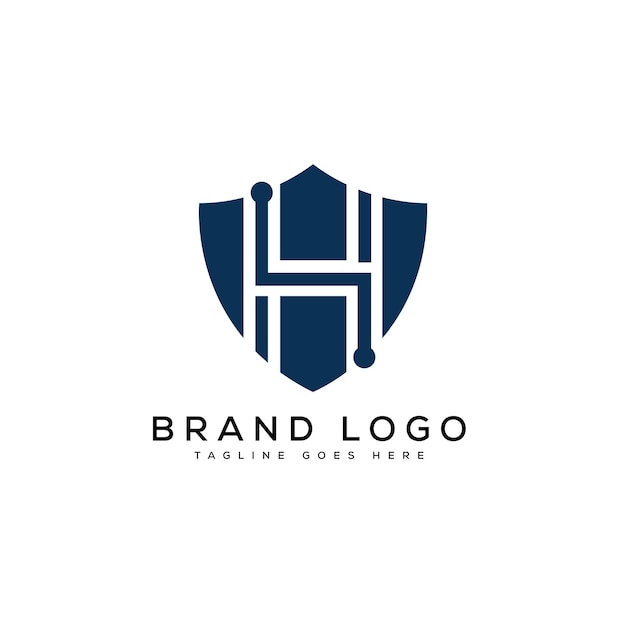 Logotipos vectoriales creativos con la letra H