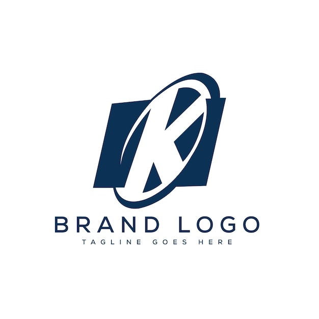 Logotipos vectoriales creativos con la letra k