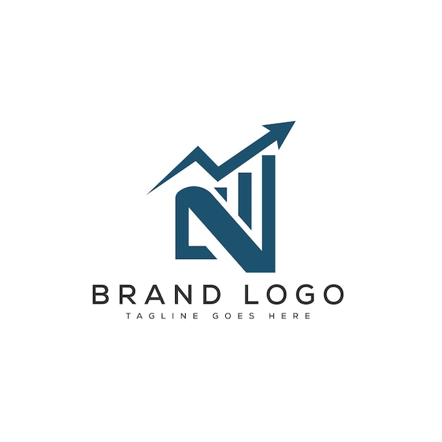Logotipos vectoriales creativos con la letra N