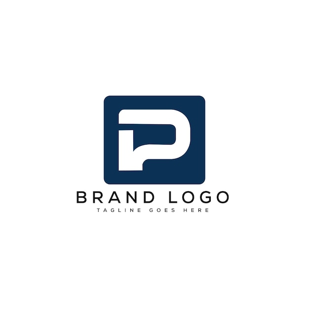 Logotipos vectoriales creativos con la letra P