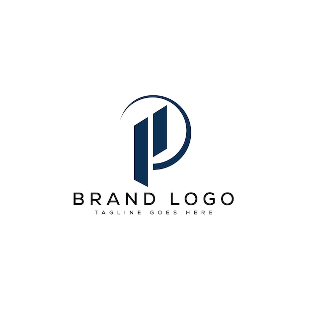 Logotipos vectoriales creativos con la letra P