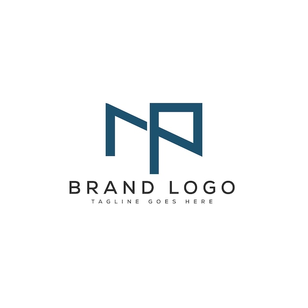 Logotipos vectoriales creativos con la letra PN