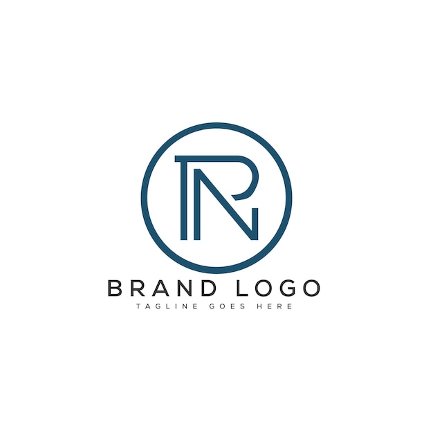 Logotipos vectoriales creativos con la letra PN