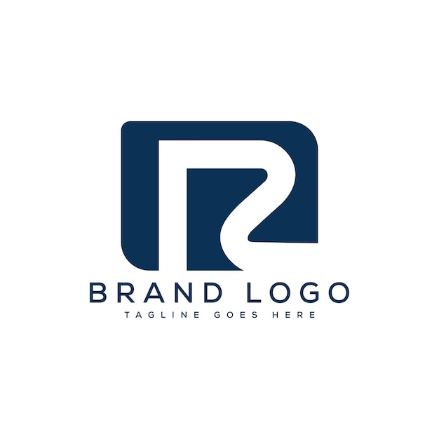 Logotipos vectoriales creativos con la letra R