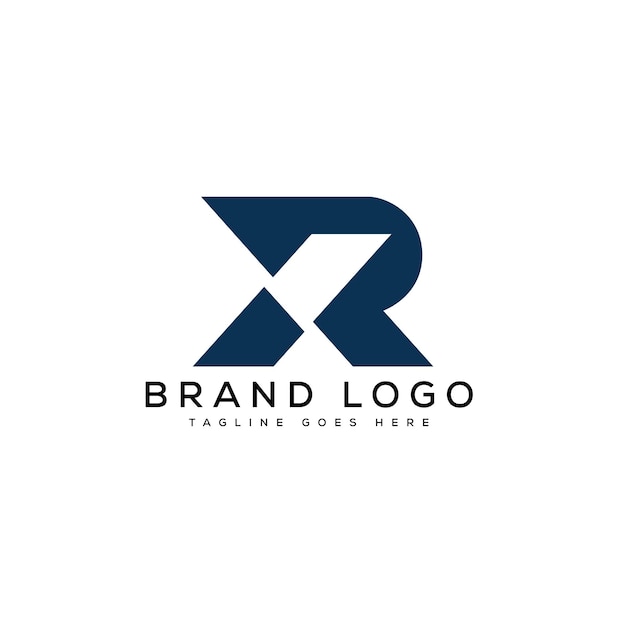 Logotipos vectoriales creativos con la letra RX
